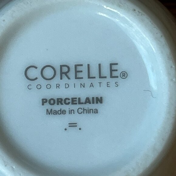 Corelle Coordinates Timber Shadows Coffee Mug Black Grey Trees 12 oz - Picture 7 of 8